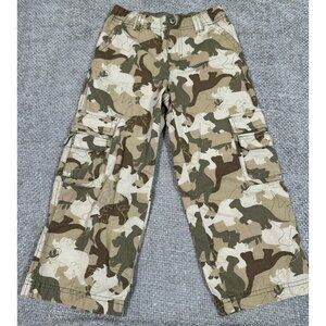Gymboree Pants Boys 5 Cargo‎ Camo Dinosaurs